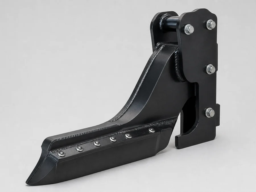 Heavy steel bead-breaker blade assembly